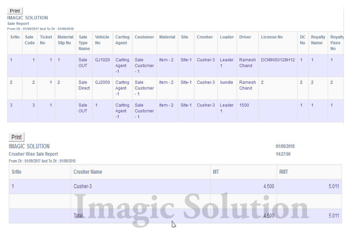 Quarry-Management-Sale-Report